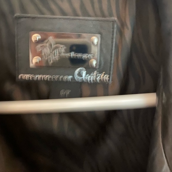 Mackage - Aritzia - Brown Lambskin Leather Jacket - Picture 9 of 10